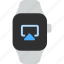 screen mirroring, play, screen, stream, mirror, smart watch, gadget 