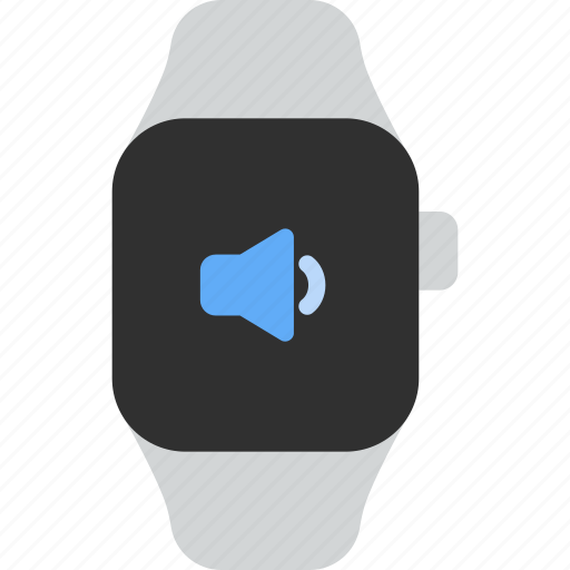 Sound, on, up, volume, speaker, plus, smart watch icon - Download on Iconfinder