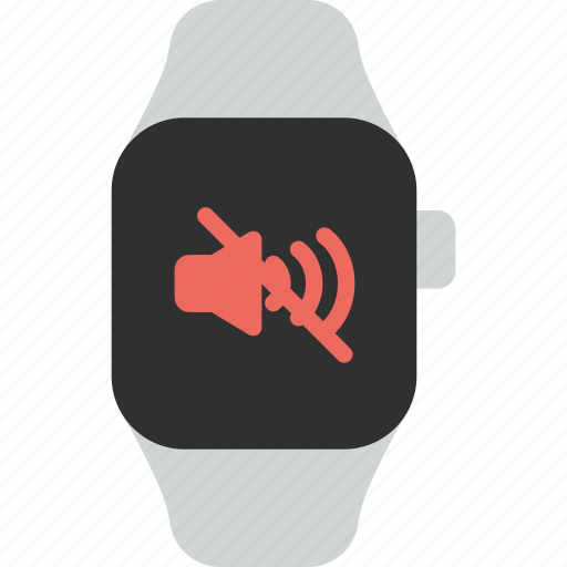 Sound off, silent, volume, speaker, smart watch, wrist, gadget icon - Download on Iconfinder