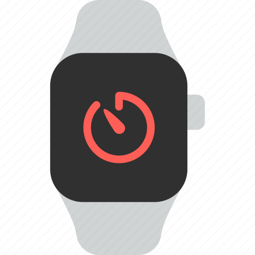 Timer, time, stopwatch, countdown, smart watch, wrist, gadget icon - Download on Iconfinder