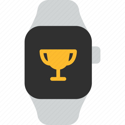 Trophy, cup, reward, winner, award, smart watch, wrist icon - Download on Iconfinder