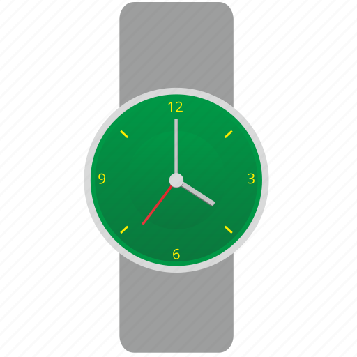 Dial, green, hand, modern, smart, watches icon - Download on Iconfinder