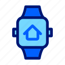 home, smartwatch, hand watch, device, wireless, technology