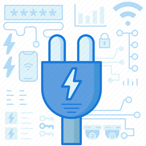 Cable, charge, electric, electricity, electronic, energy, power icon - Download on Iconfinder
