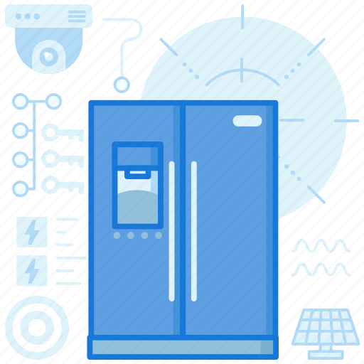Appliance, device, electronic, fridge, home, kitchen, storage icon - Download on Iconfinder