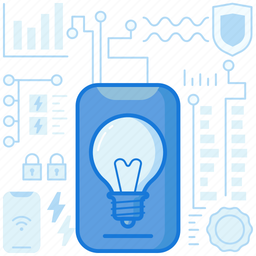 Bulb, control, light, lightbulb, lighting, smarthome, smartphone icon - Download on Iconfinder