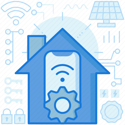 Connection, control, home, house, smarthome, smartphone, wireless icon - Download on Iconfinder