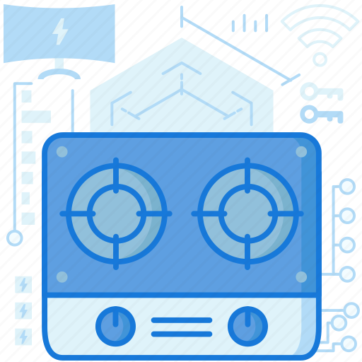 Appliance, burner, cooking, device, kitchen, smarthome, stove icon - Download on Iconfinder