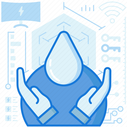 Care, drop, gesture, hand, liquid, protection, water icon - Download on Iconfinder