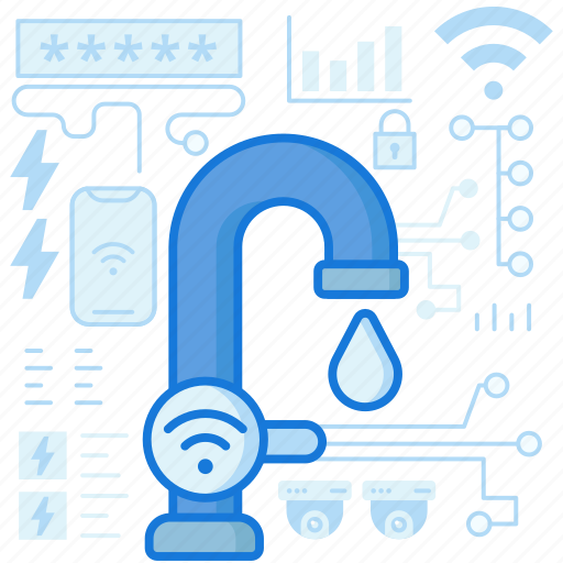 Control, plumbing, smarthome, smartphone, tap, water, wireless icon - Download on Iconfinder