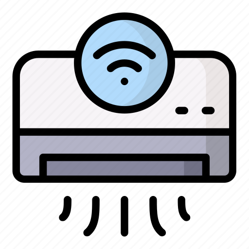 Smarthome, ac, house, technology, air conditioner icon - Download on Iconfinder