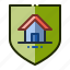 security, home, shield, house, smart home 