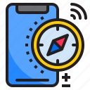 compass, smartphone, mobilephone, application, device