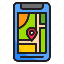 map, smartphone, mobilephone, application, location