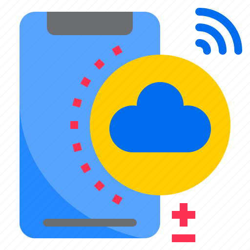 Cloud, smartphone, mobilephone, application, device icon - Download on Iconfinder