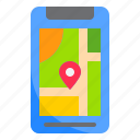 map, smartphone, mobilephone, application, location