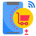 shopping, smartphone, mobilephone, application, cart