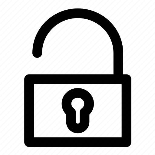 Smarthphone, unlocked, lock, open, padlock, secure, security icon - Download on Iconfinder