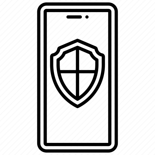 Phone, protection, shield icon - Download on Iconfinder