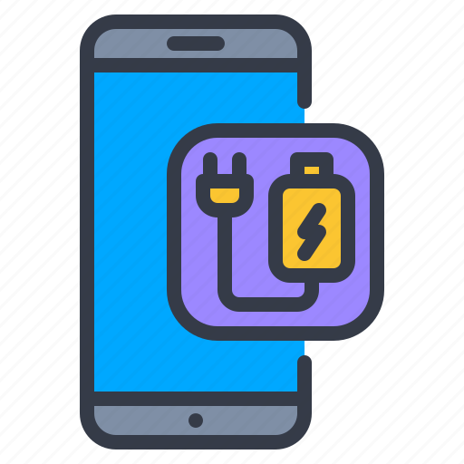 Smartphone, charge, energy, battery, mobile icon - Download on Iconfinder