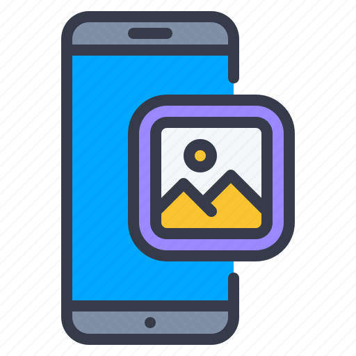 Smartphone, image, photo, picture, camera icon - Download on Iconfinder
