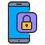 smartphone, lock, locked, protection, password 