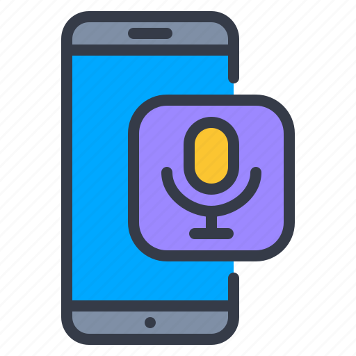 Smartphone, microphone, mic, device, mobile icon - Download on Iconfinder