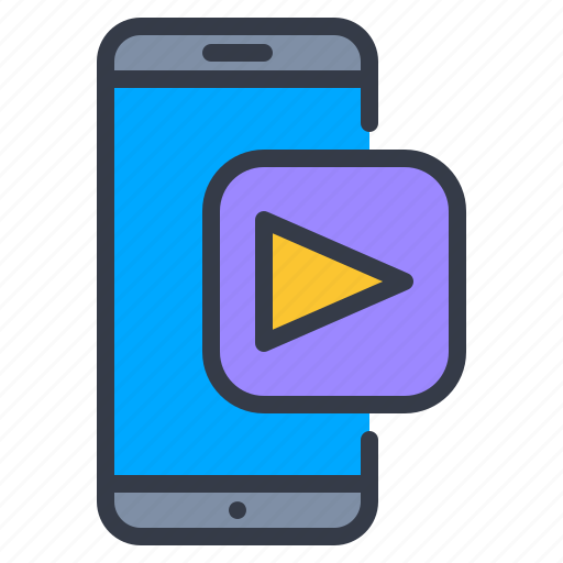 Smartphone, play, music, multimedia, video icon - Download on Iconfinder