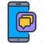 smartphone, talk, chat, communication, message 