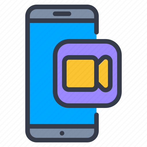 Smartphone, video, mobile, movie, film icon - Download on Iconfinder