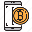 app, application, bitcoin, mobile, phone, smartphone 