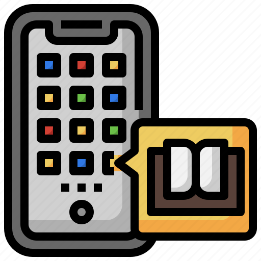 Book, ui, ereader, touchscreen, smartphone icon - Download on Iconfinder