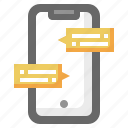 chat, ui, touchscreen, messenger, smartphone