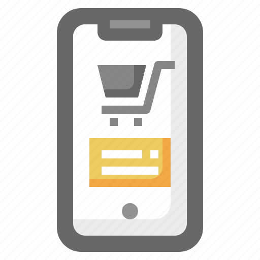 Ecommerce, mobile, shopping, online, cart icon - Download on Iconfinder