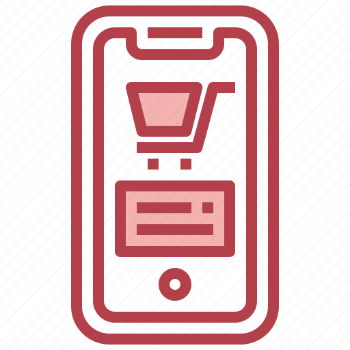 Ecommerce, mobile, shopping, online, cart icon - Download on Iconfinder