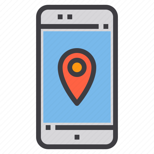 Location, navigator, pointer, smartphone icon - Download on Iconfinder