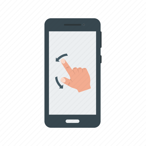 Finger, gestures, hand, mobile, phone, swipe, touch icon - Download on Iconfinder