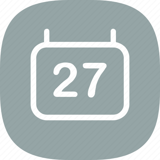 Android, calendar, date, day, flat color, ios, iphone icon - Download on Iconfinder
