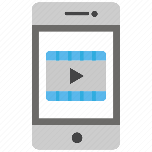 Media, mobile phone, movie, smartphone, video icon - Download on Iconfinder