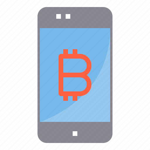 Bitcoin, internet, mobile, money, online, smartphone icon - Download on Iconfinder