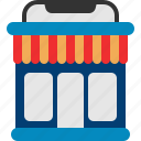 commerce, ecommerce, supermarket, online, shop, restaurant, smartphone