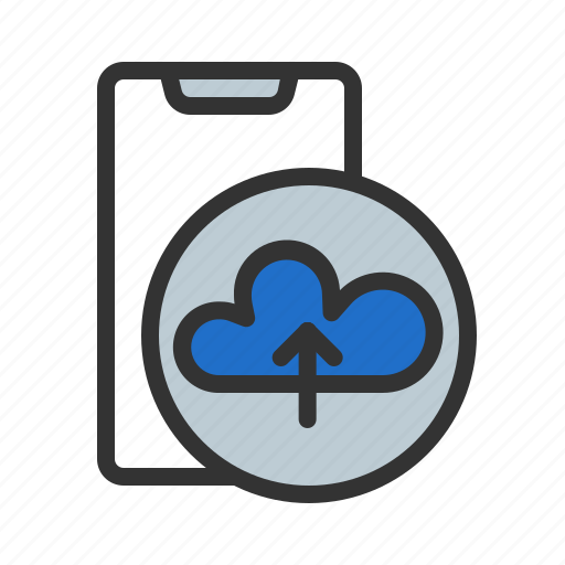 App, cloud, function, mobile, smartphone, upload icon - Download on Iconfinder