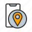 app, function, gps, location, mobile, smartphone 