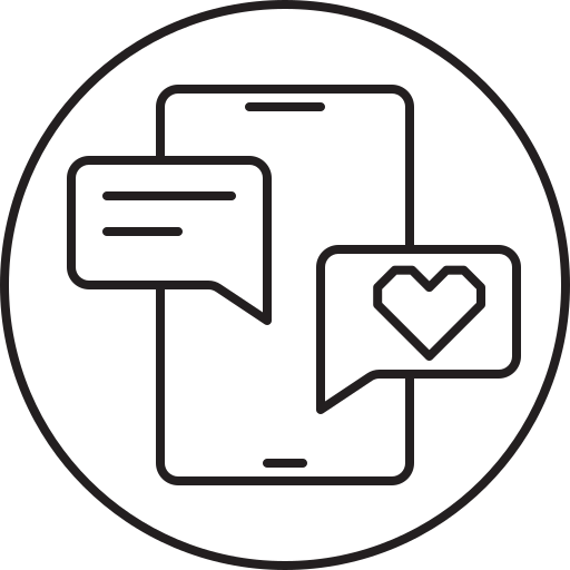 Chat, love, smartphone, mail, message icon - Free download
