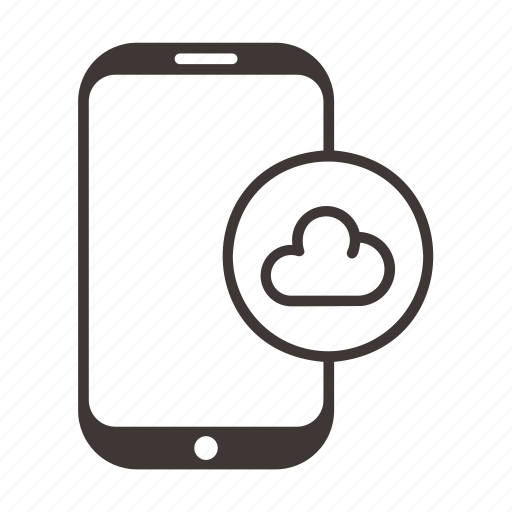 Cloud, weather, storage, smartphone icon - Download on Iconfinder