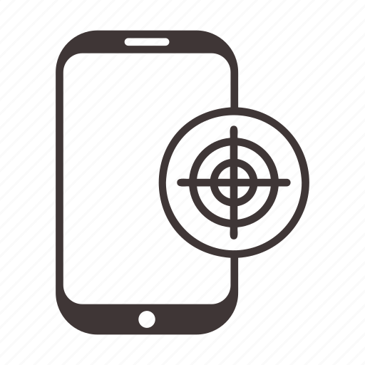 Target, goal, aim, smartphone icon - Download on Iconfinder