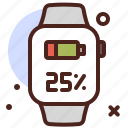 battery, percentage, tech, watch, gadget