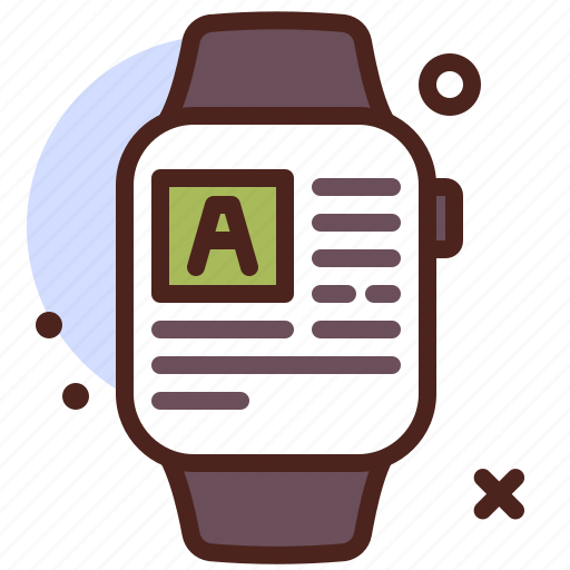 Text, tech, watch, gadget icon - Download on Iconfinder