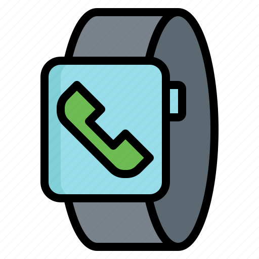 Call, smartwatch, electronics, device, technology, phone, mobile icon - Download on Iconfinder