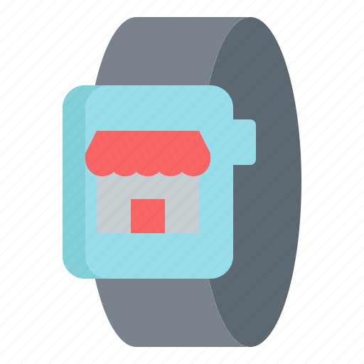 Shopping, online, shop, smartwatch, electronics, device, technology icon - Download on Iconfinder